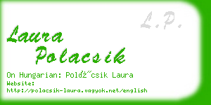 laura polacsik business card